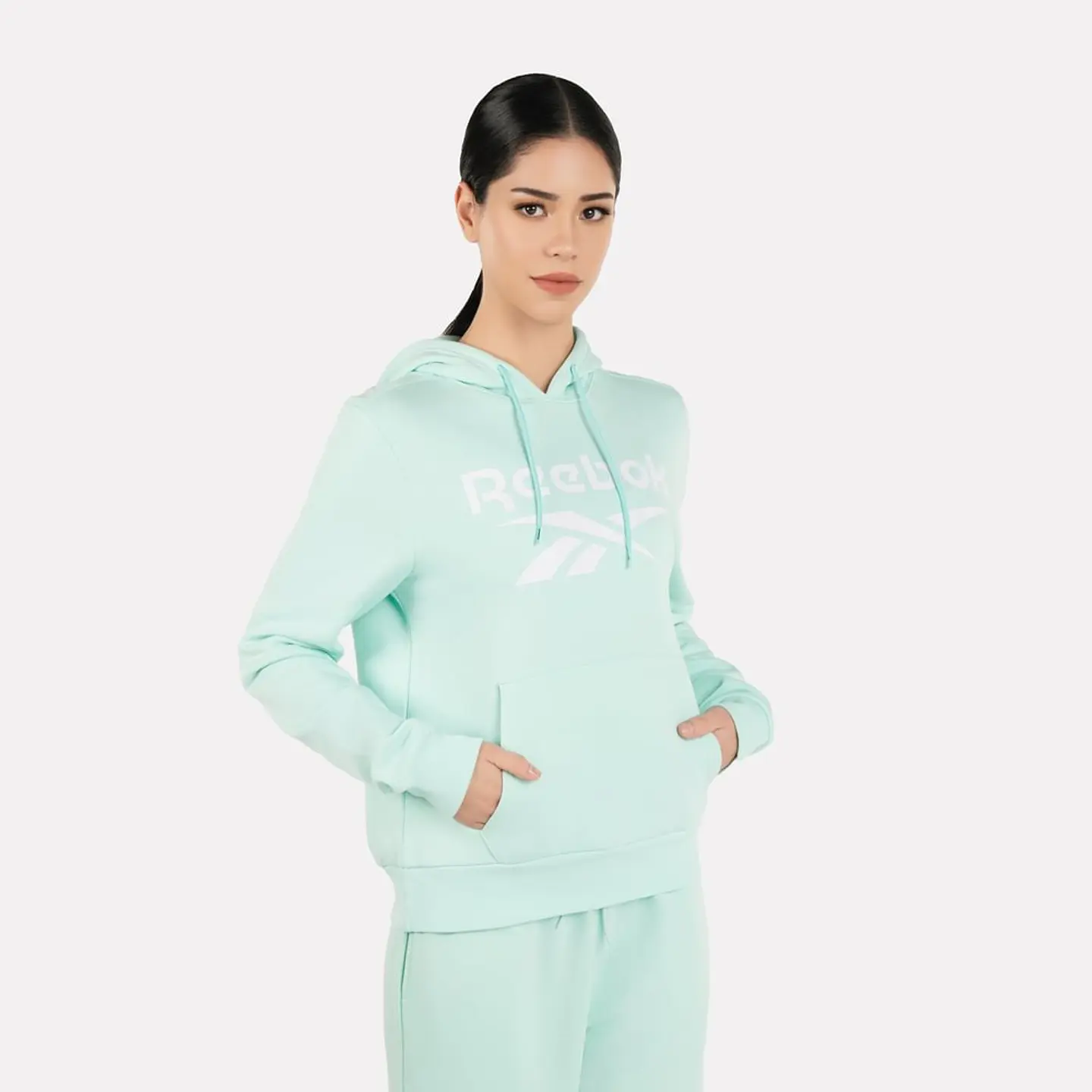 Poleron Menta Mujer Reebok 100215201 1