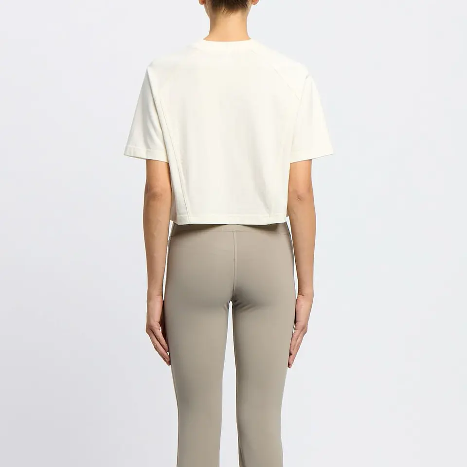 Polera Crema Mujer Reebok 100214091 2