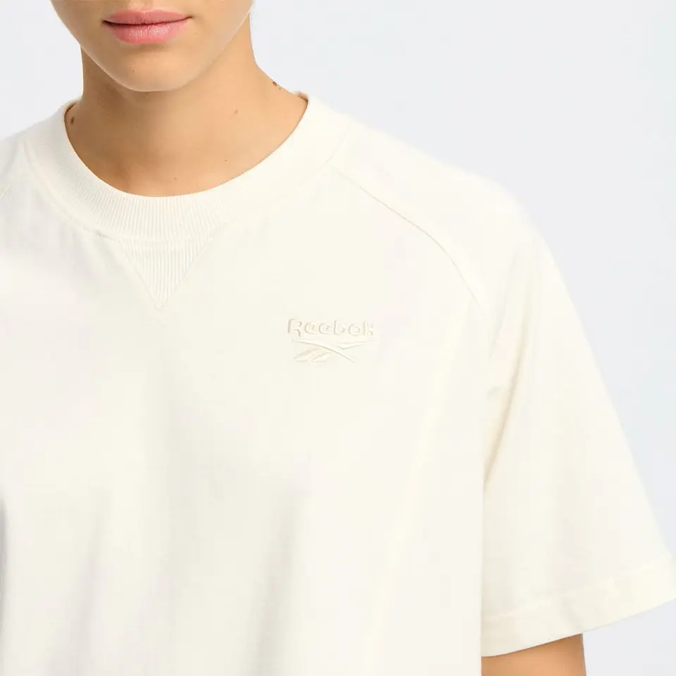 Polera Crema Mujer Reebok 100214091 4