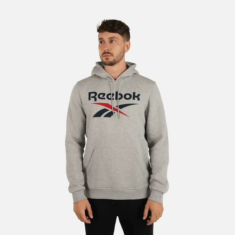 Poleron Gris Hombre Reebok 100217136 1