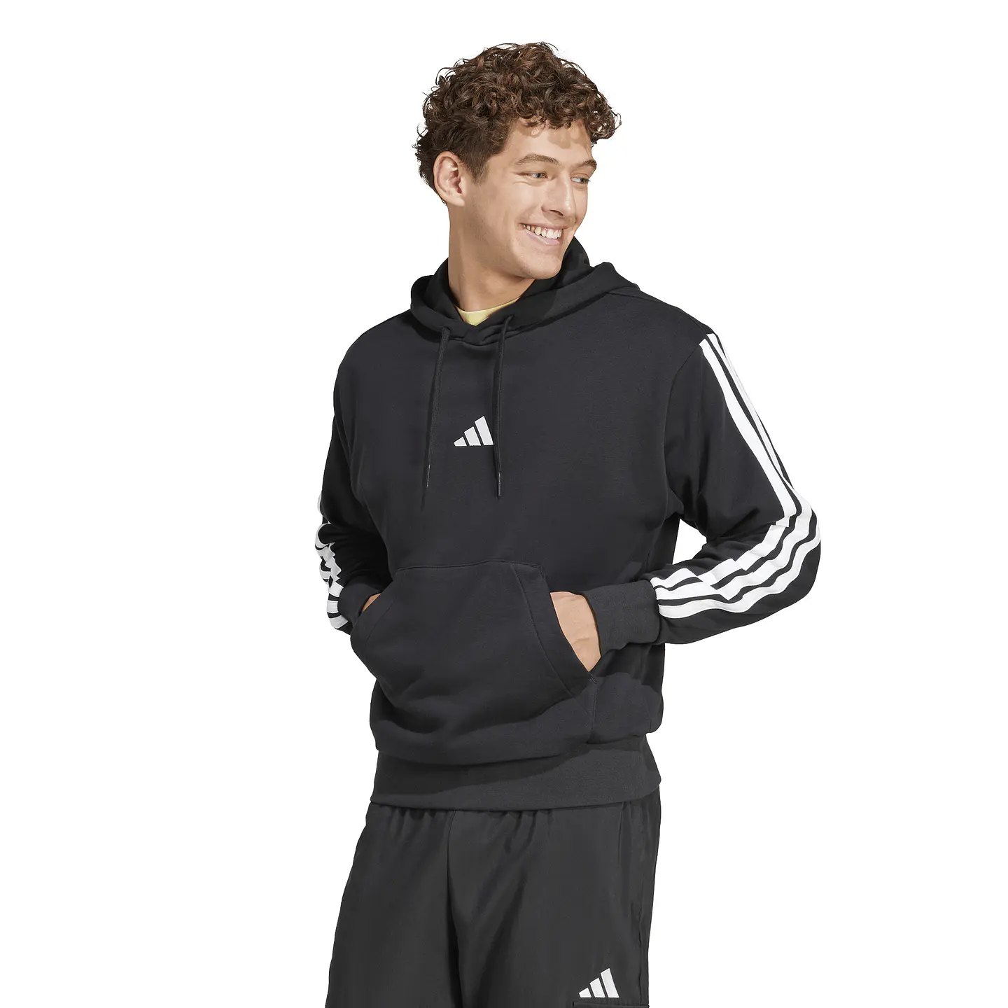 Poleron Negro Hombre Adidas JD1874 1