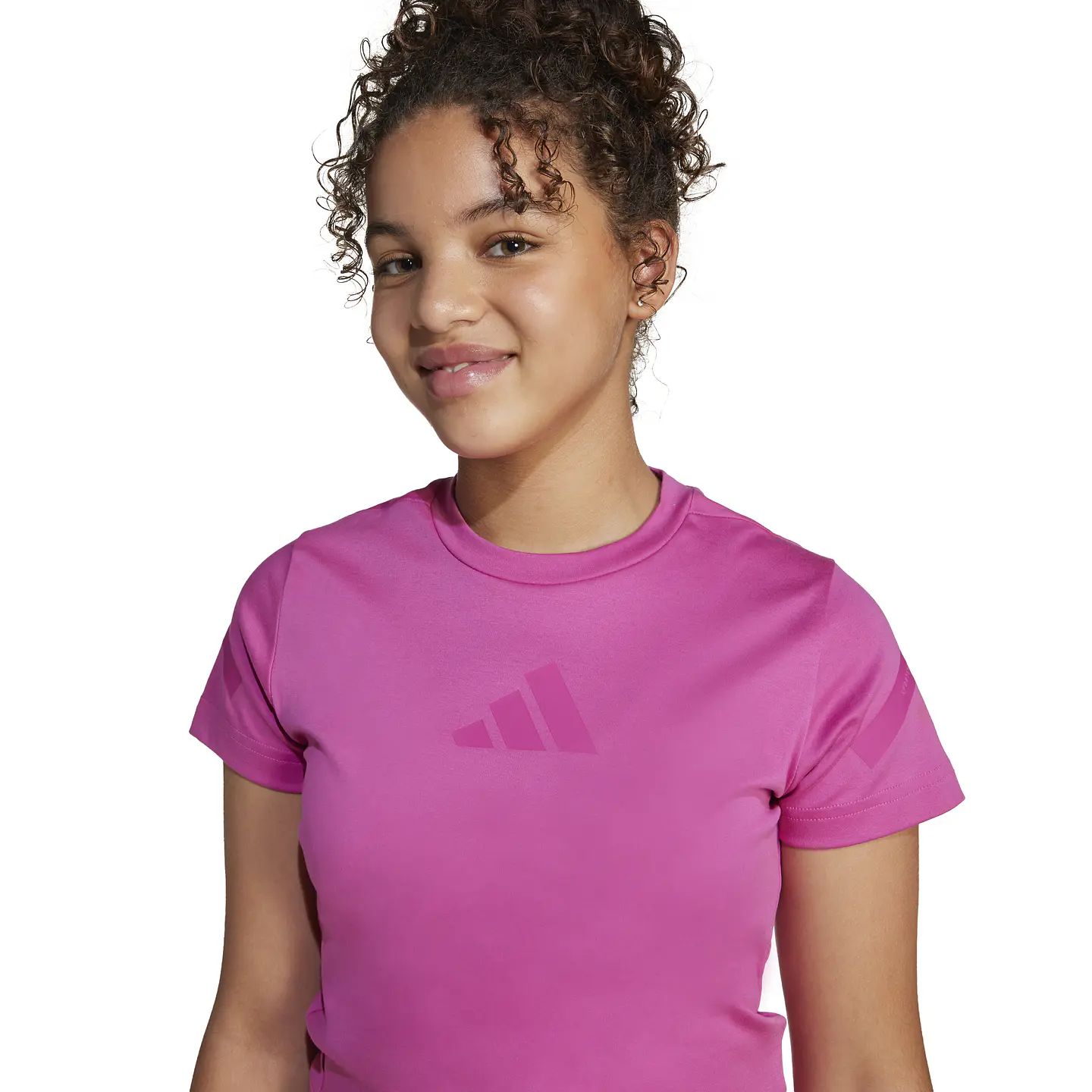 Polera Rosado Juvenil Adidas JJ4852 4