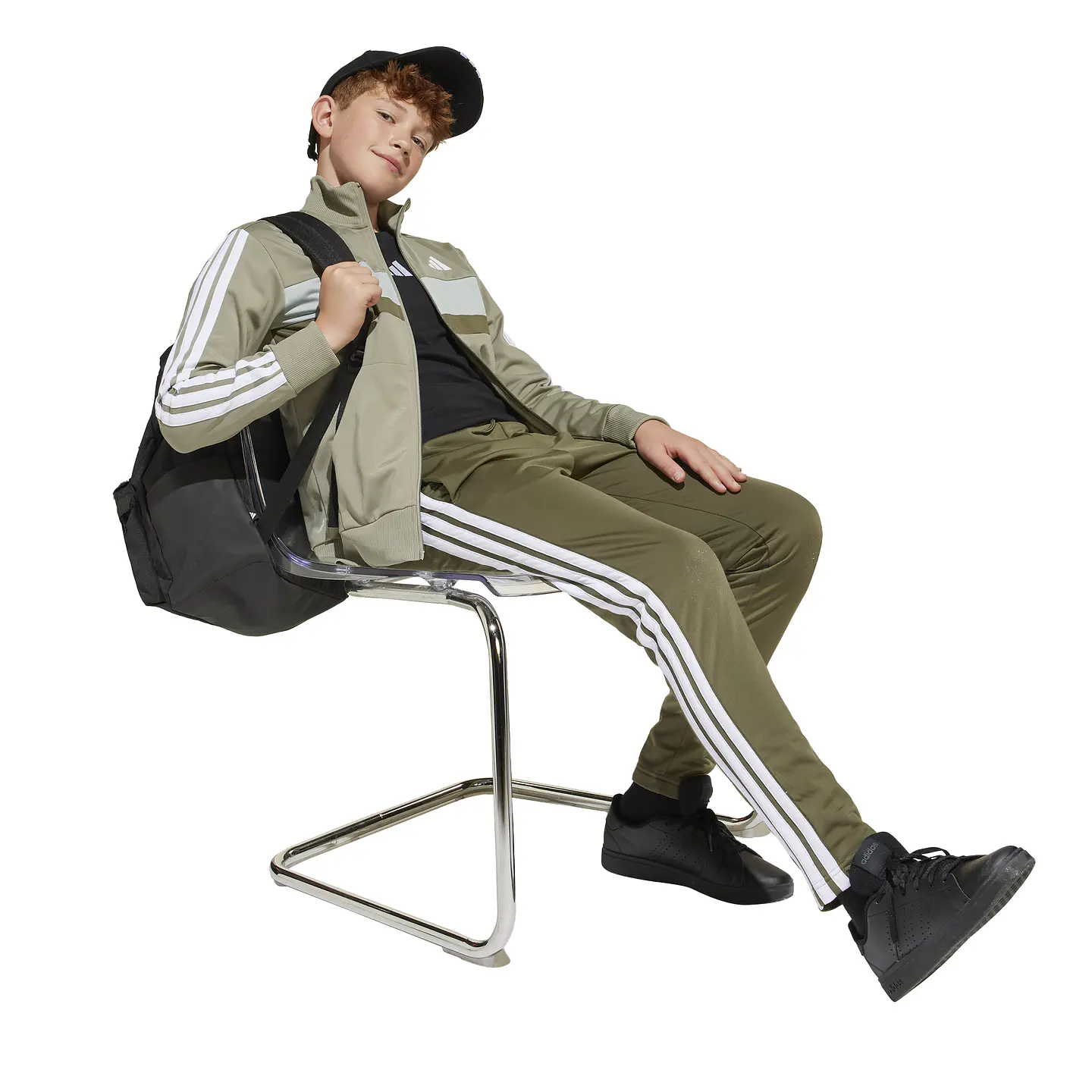 Conjunto Oliva Juvenil Adidas JC7517 3