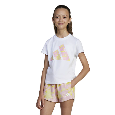 Polera Blanca Juvenil Adidas JI6220