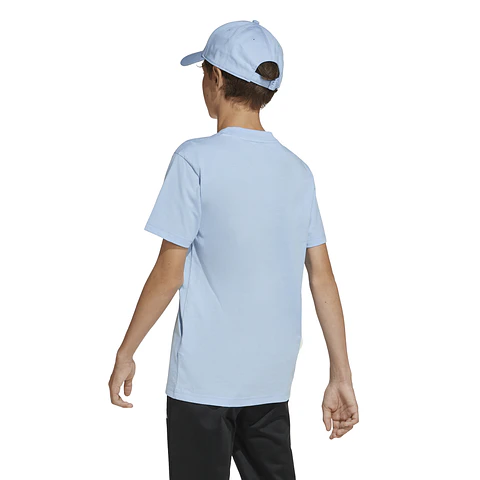 Polera Celeste Juvenil Adidas JC9665