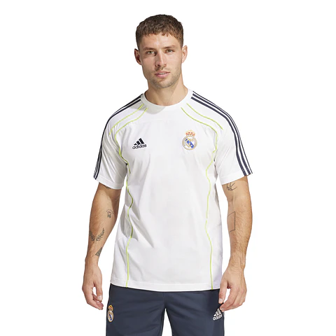 Polera Real Madrid Blanca Hombre Adidas JF2591