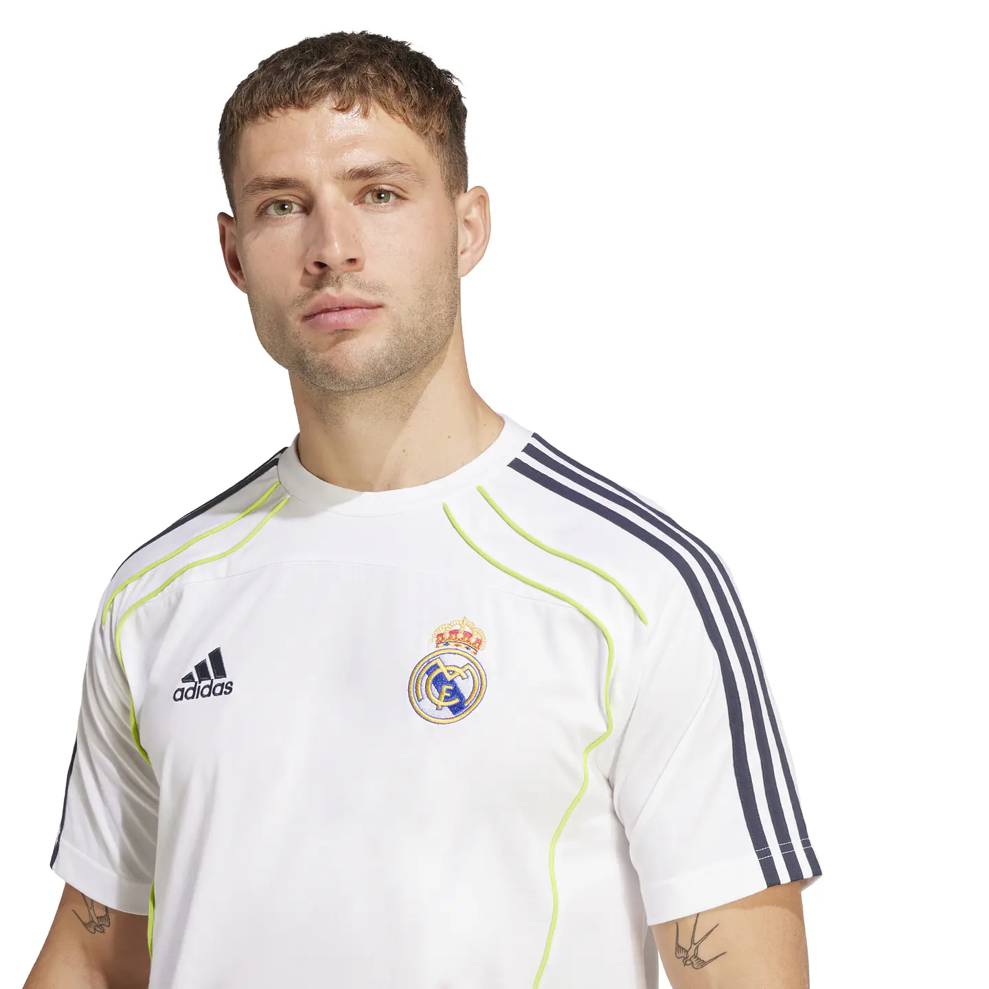 Polera Real Madrid Blanca Hombre Adidas JF2591 3