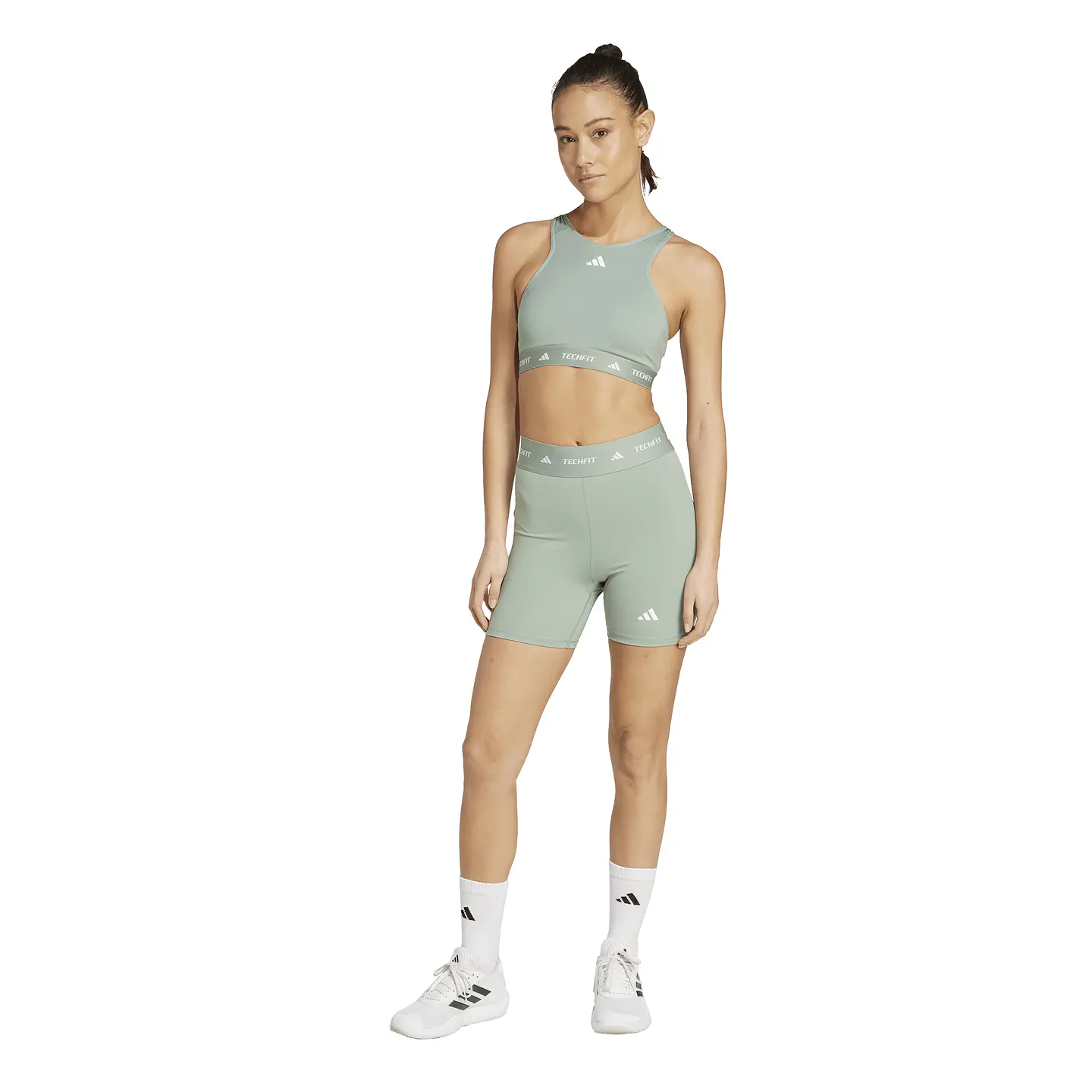 Calza Verde Mujer Adidas JI5546 3
