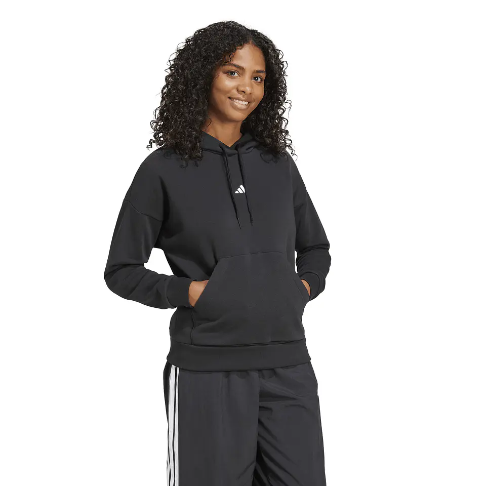 Poleron Negro Mujer Adidas JN1861 3