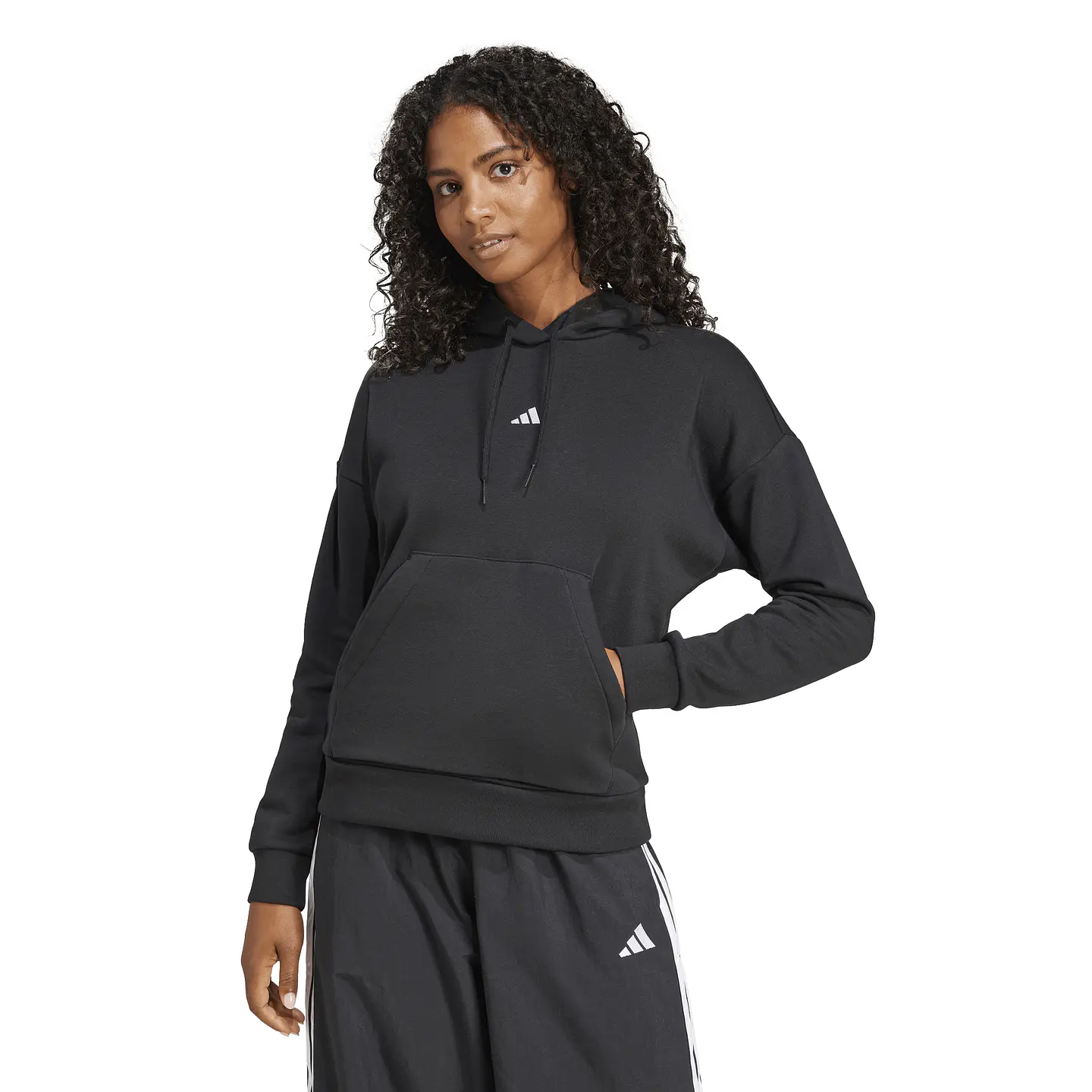 Poleron Negro Mujer Adidas JN1861 1