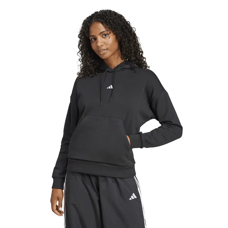 Poleron Negro Mujer Adidas JN1861 1