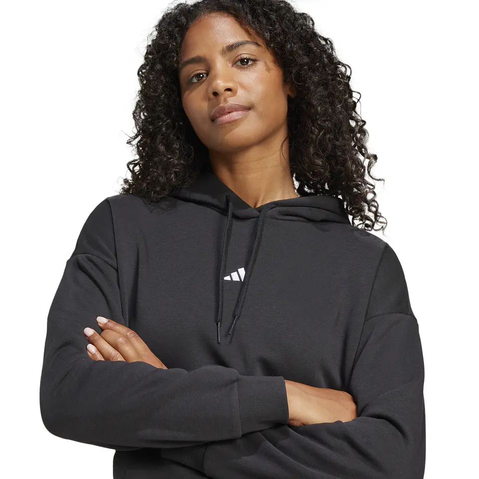 Poleron Negro Mujer Adidas JN1861 4
