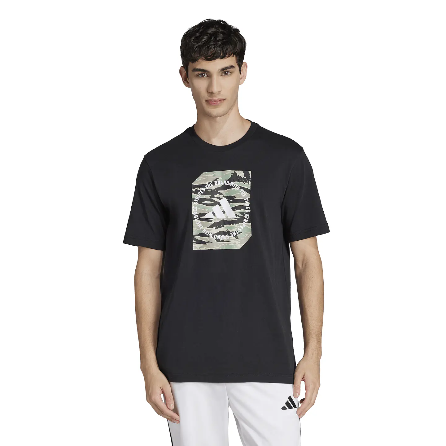 Polera Negra Hombre Adidas JI6764 1