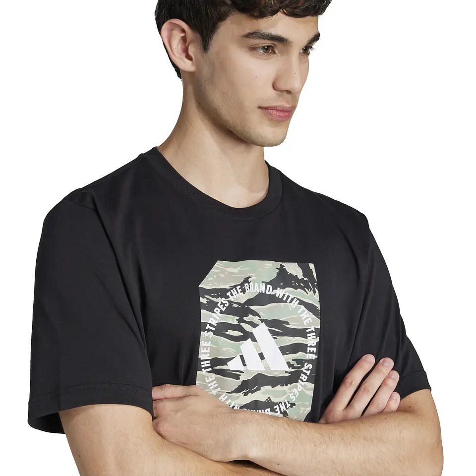 Polera Negra Hombre Adidas JI6764 4
