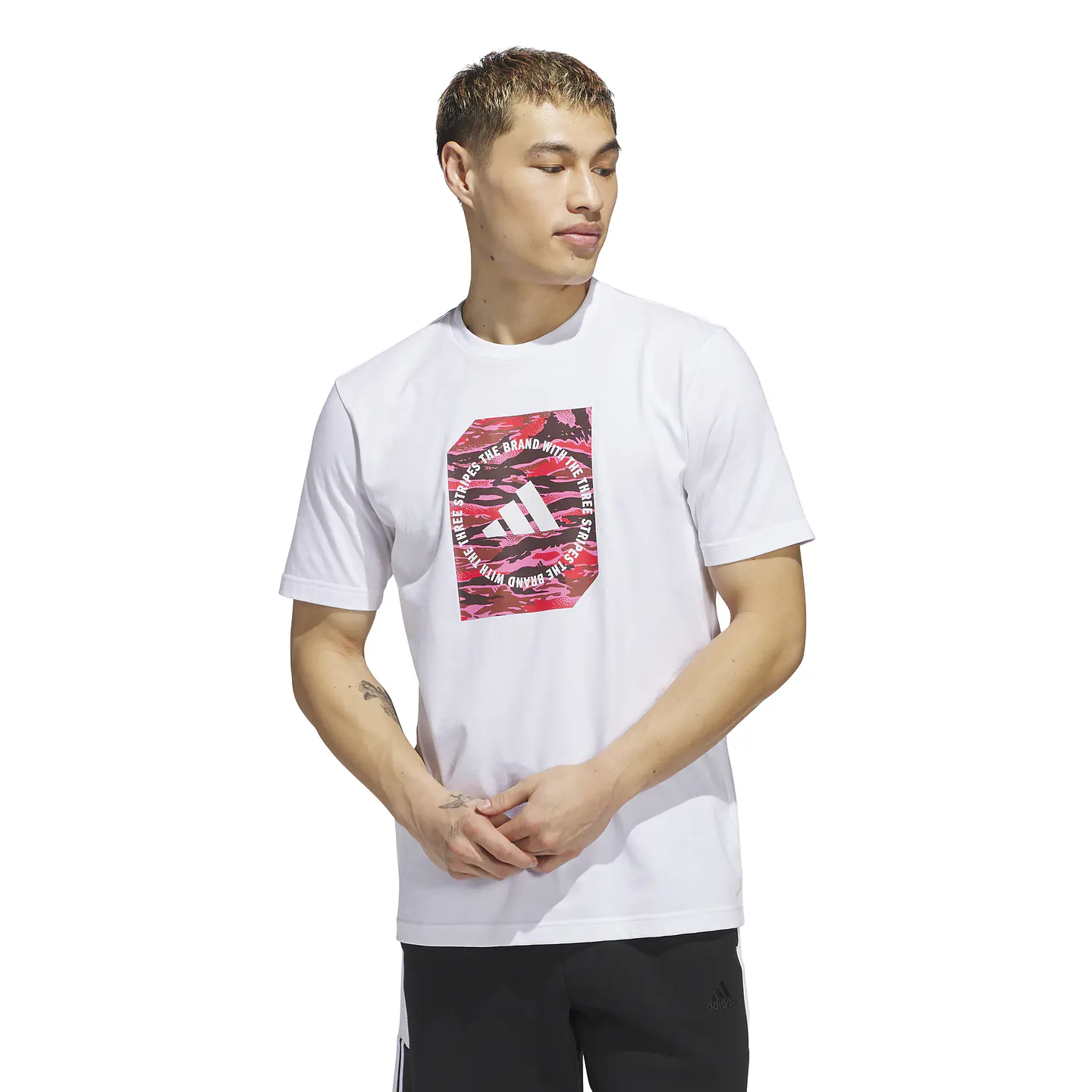 Polera Blanca Hombre Adidas JI6763 1