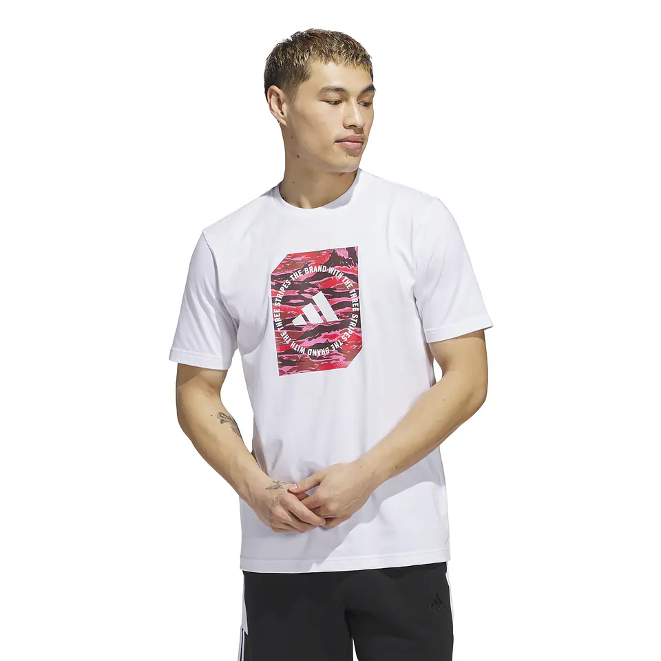 Polera Blanca Hombre Adidas JI6763 1