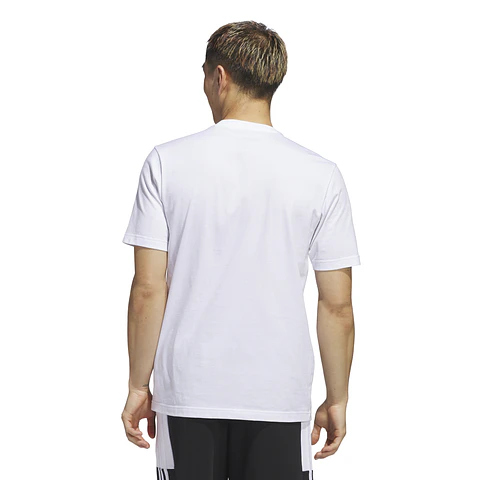 Polera Blanca Hombre Adidas JI6763