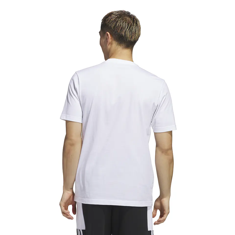 Polera Blanca Hombre Adidas JI6763 2