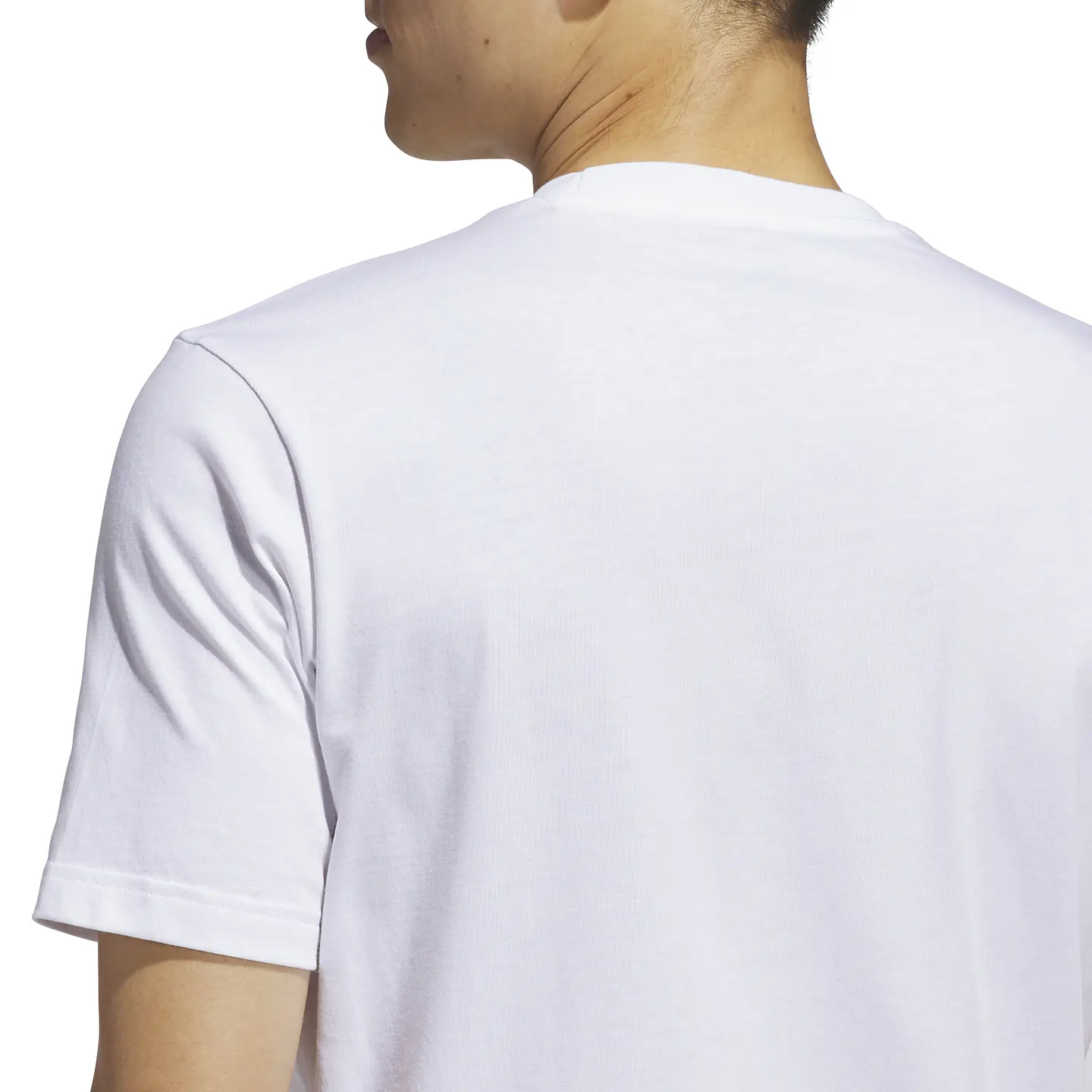 Polera Blanca Hombre Adidas JI6763 5