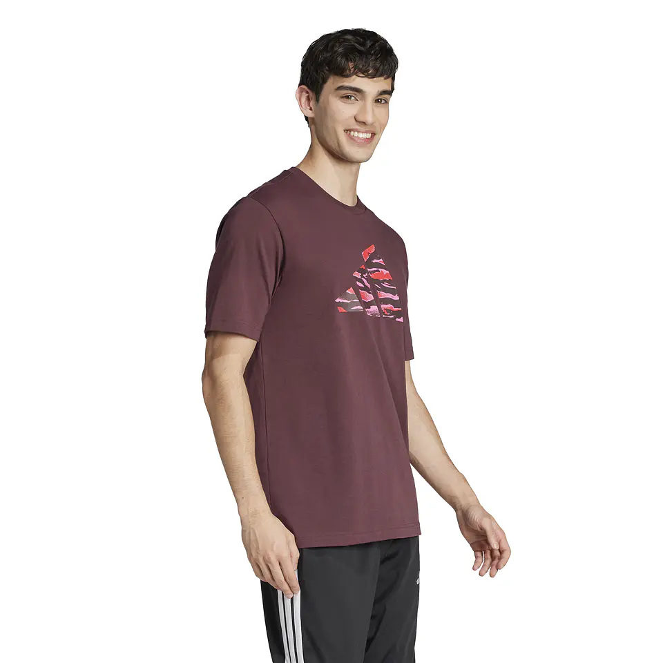 Polera Burdeo Hombre Adidas JI6769 3