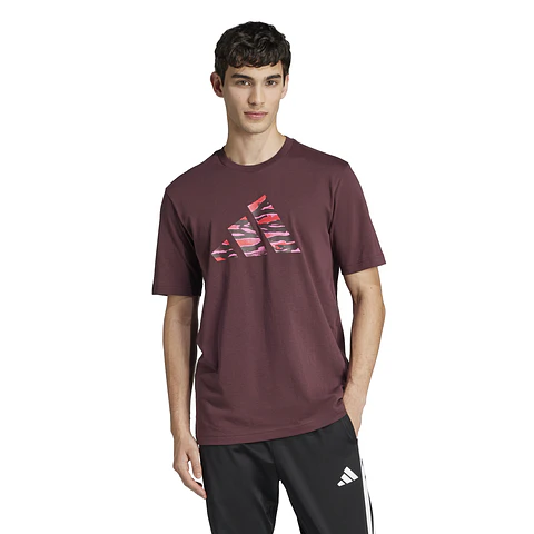 Polera Burdeo Hombre Adidas JI6769