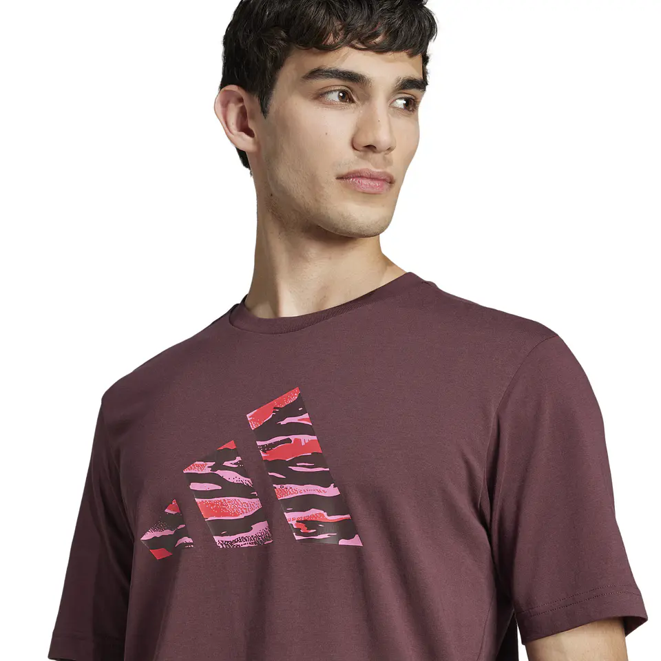 Polera Burdeo Hombre Adidas JI6769 4