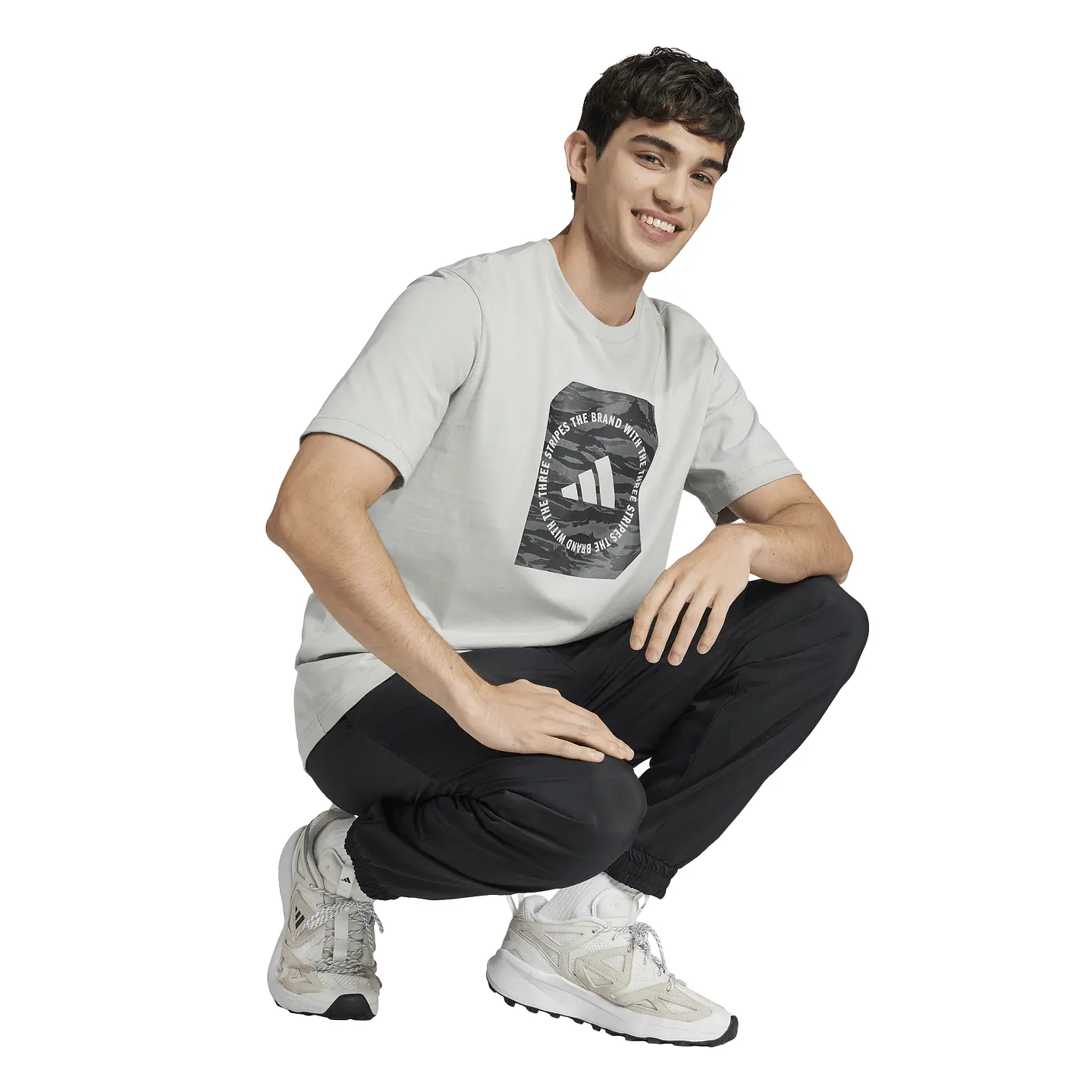 Polera Gris Hombre Adidas JI6762 3