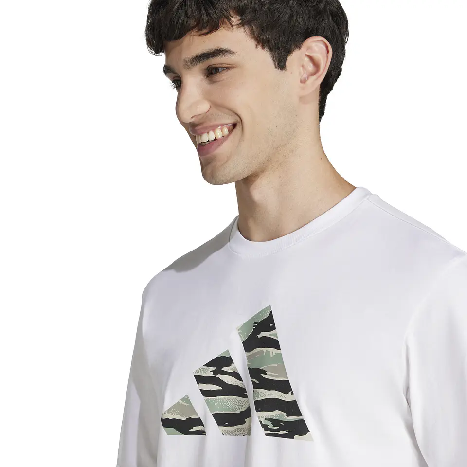 Polera Blanca Hombre Adidas JI6770 4