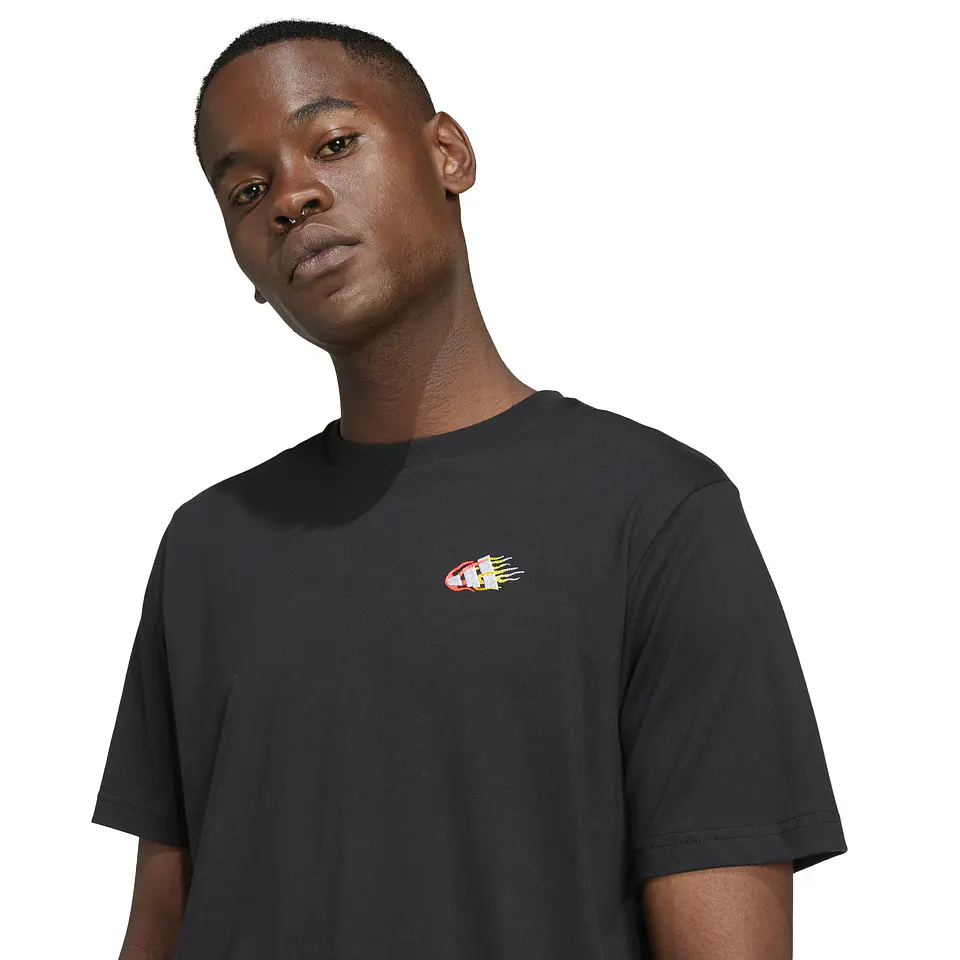 Polera Negra Hombre Adidas JJ3979 4