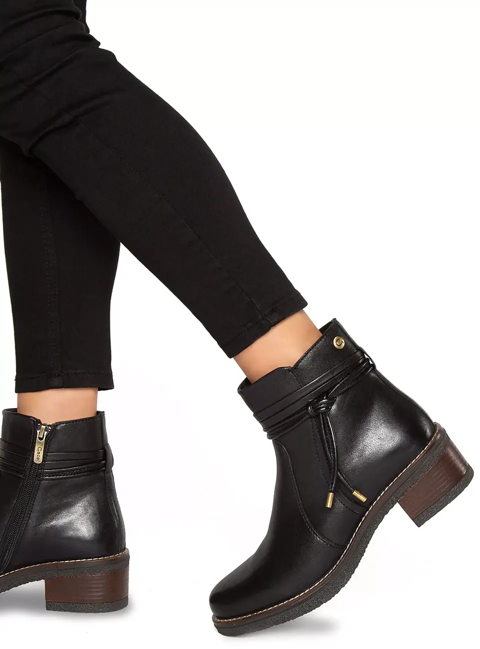 Botin Negro Mujer Gacel 660007 5