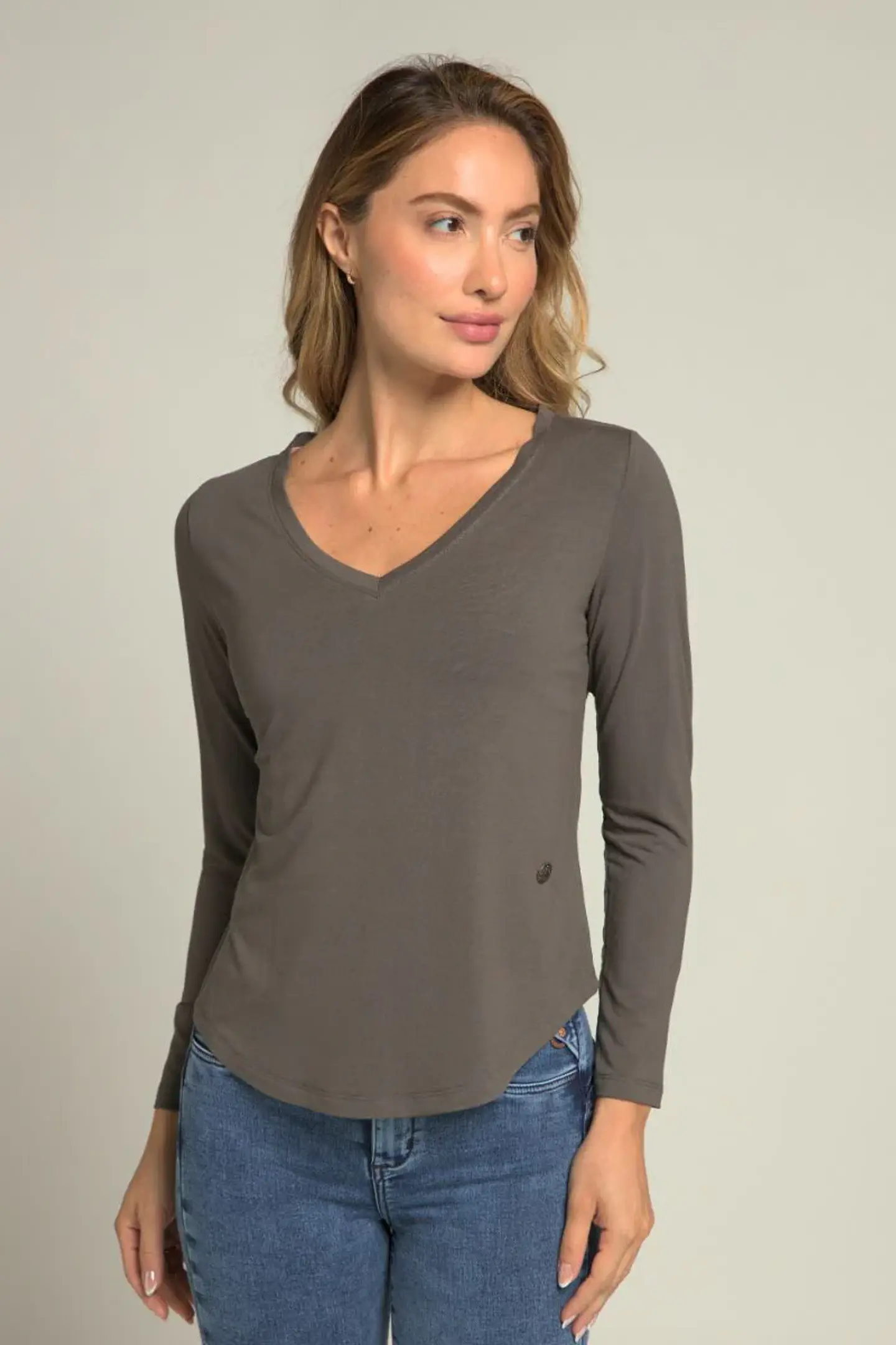 Polera Gris Mujer Amalia 5072 1