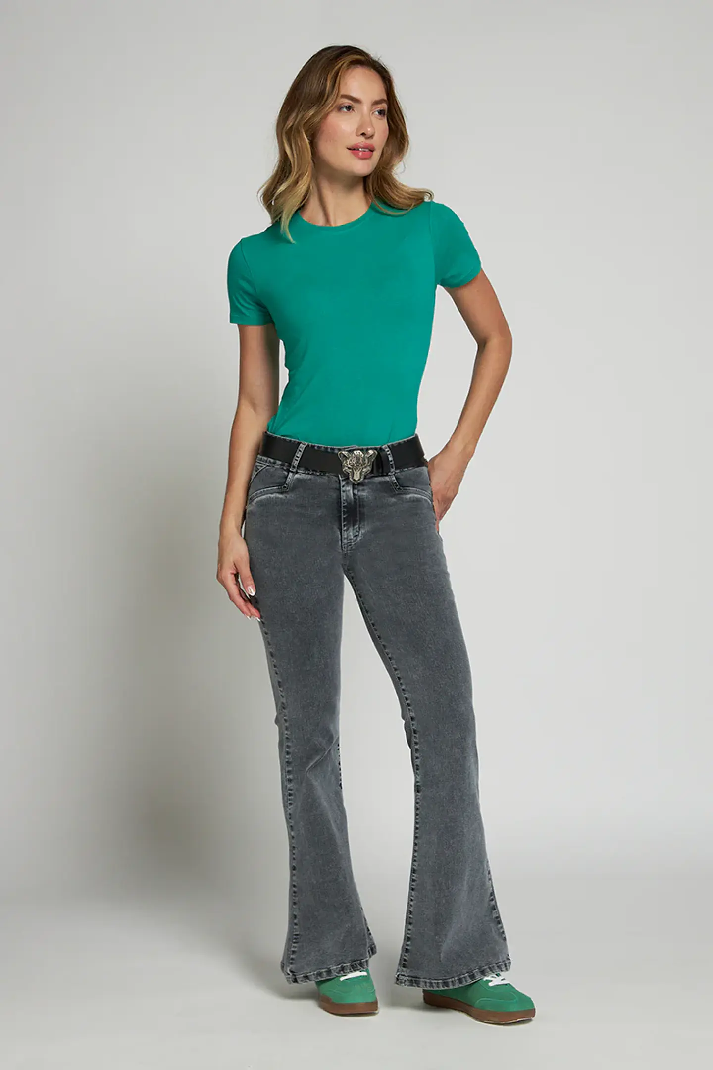 Jeans Gris Mujer Amalia 4835 3