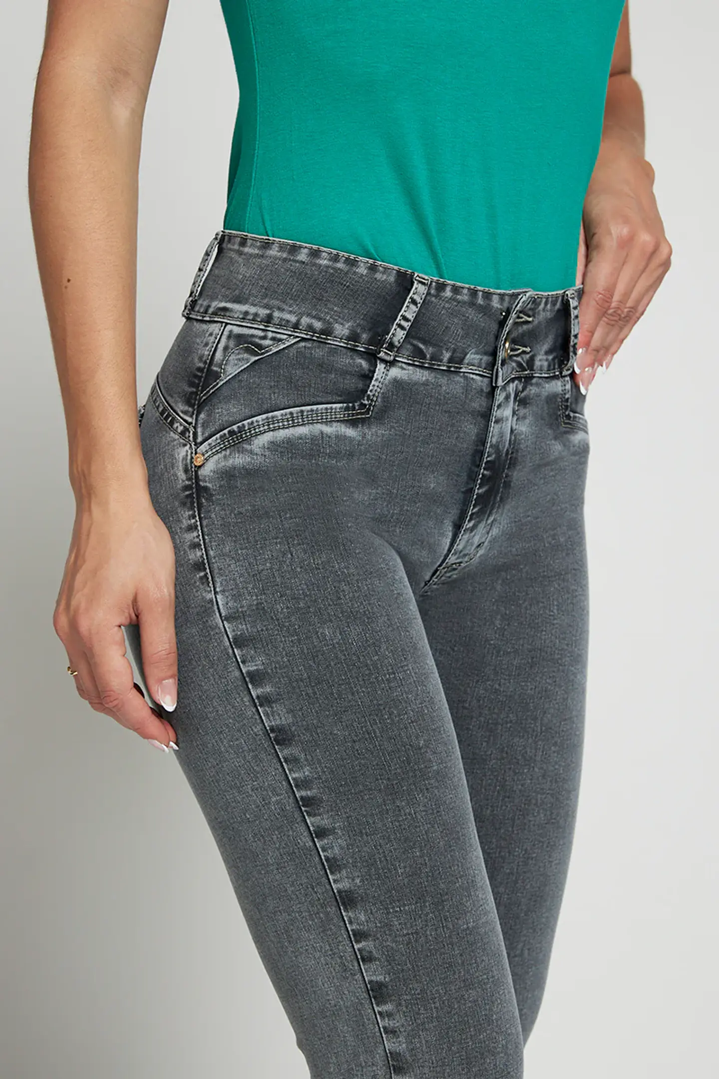 Jeans Gris Mujer Amalia 4835 4