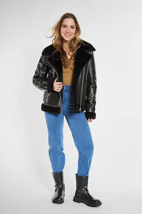 Chaqueta Negra Mujer Amalia 4650