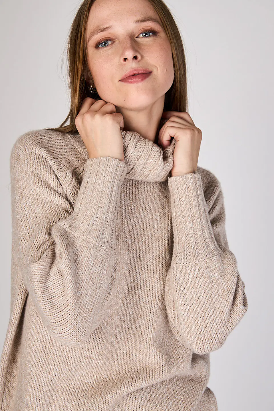 Sweater Beige Mujer Eclipse 25F34818 3