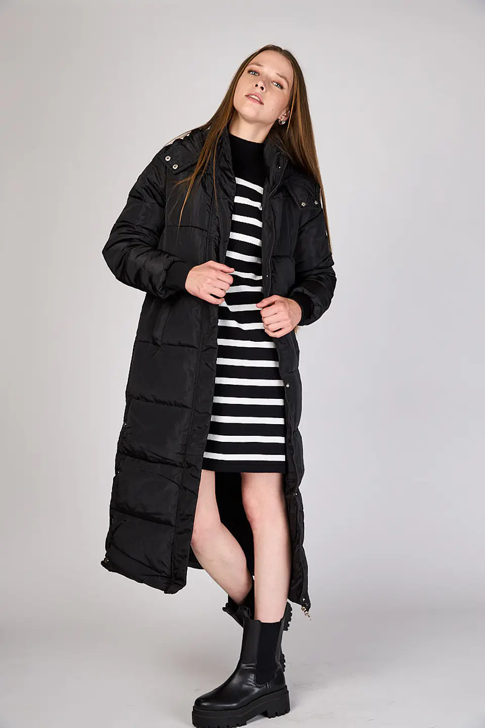 Parka Negra Mujer Eclipse 25F27451 4