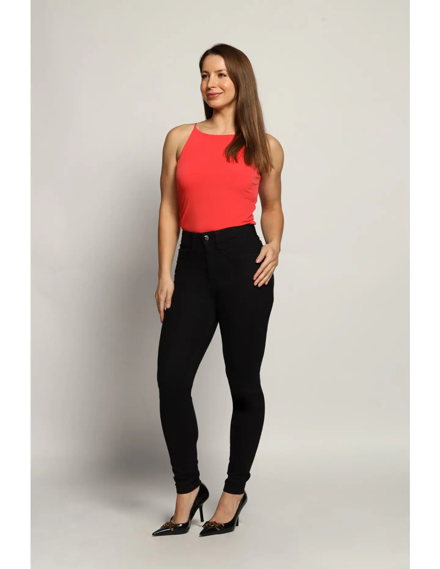 Jeans Negro Mujer Mohicano 3877 2