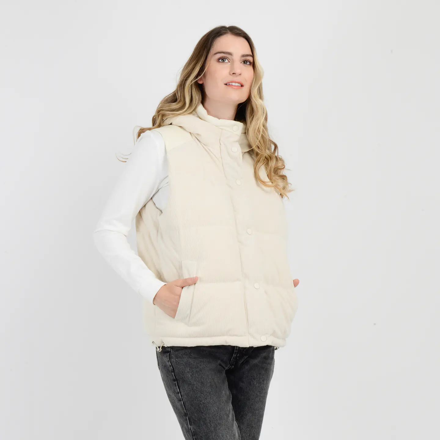 Casaca Beige Mujer Oneill I25MU150001 3
