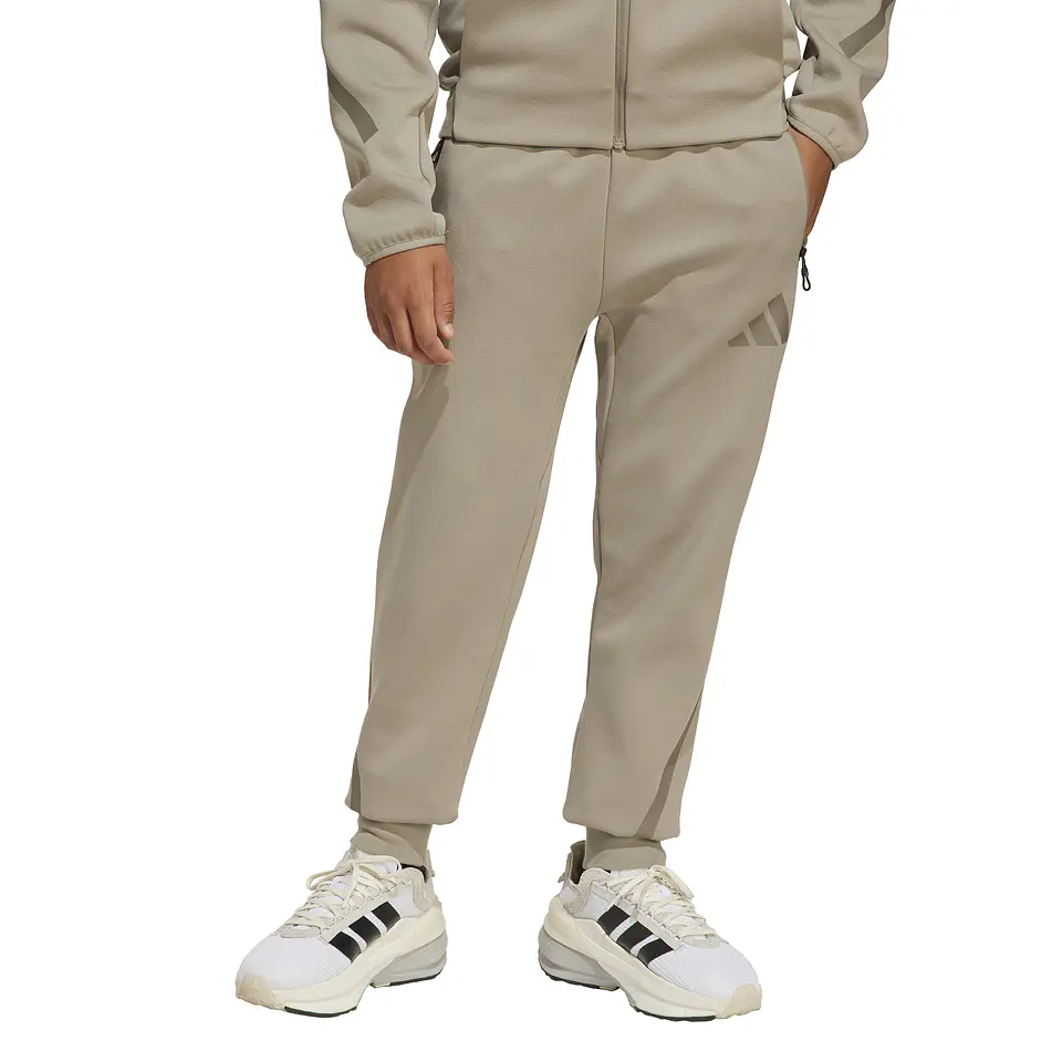 Pantalon de Buzo Cafe Juvenil Adidas JD0007 1
