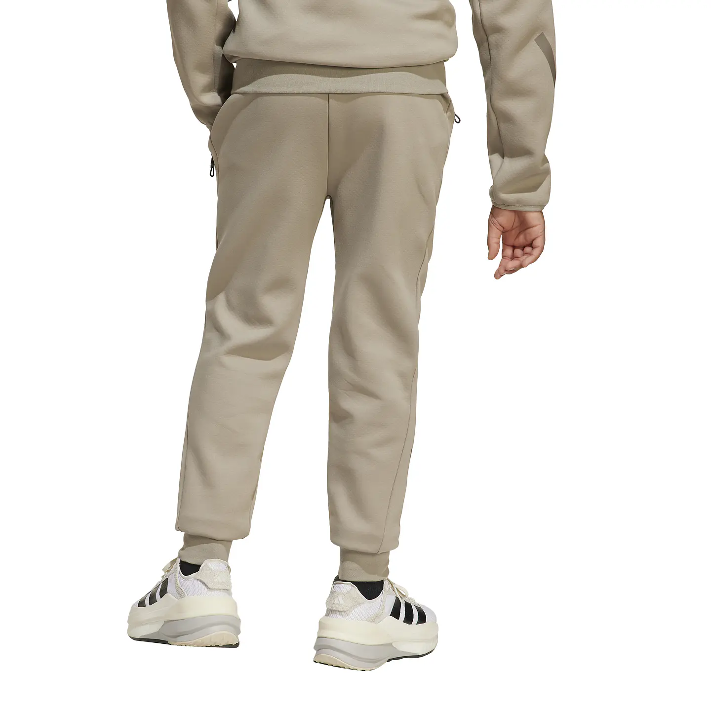 Pantalon de Buzo Cafe Juvenil Adidas JD0007 2