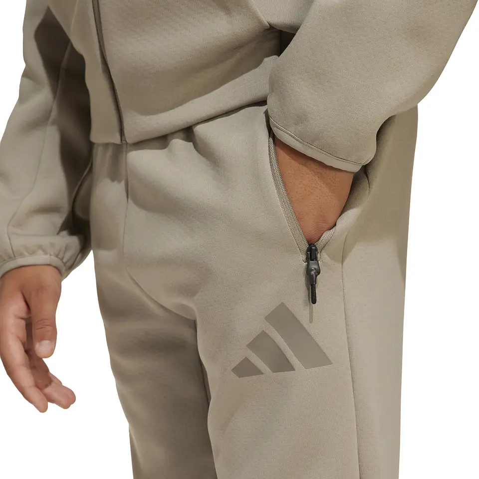 Pantalon de Buzo Cafe Juvenil Adidas JD0007 5