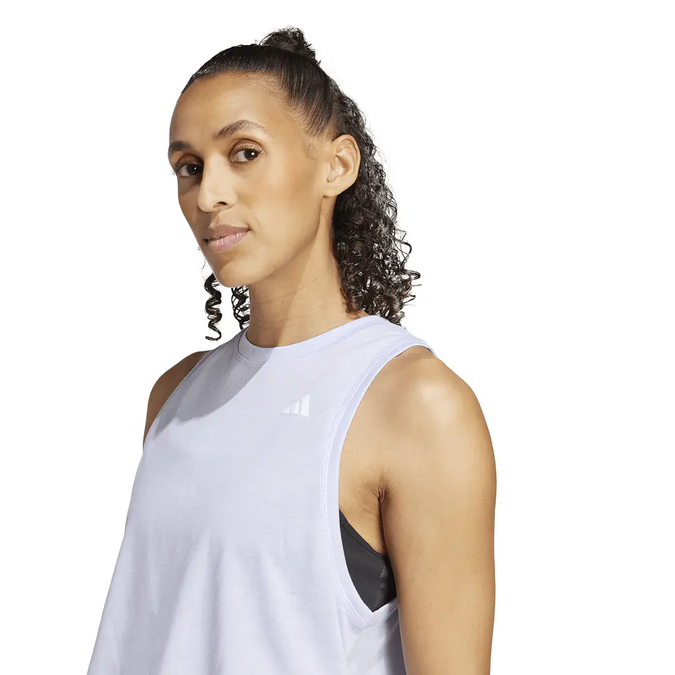 Polera S/M Lavanda Mujer Adidas JI5470 4