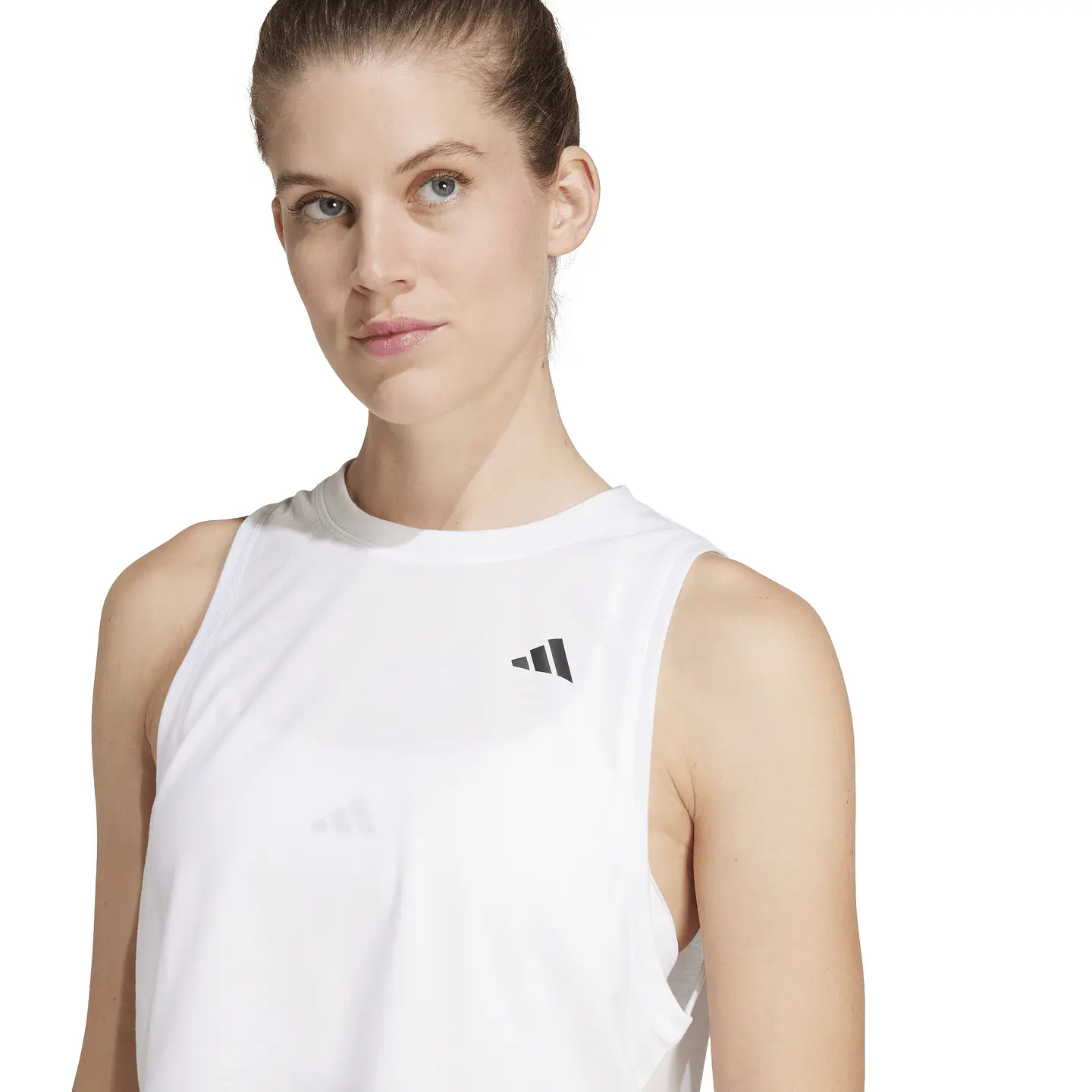 Polera S/M Blanca Mujer Adidas JF1026 5