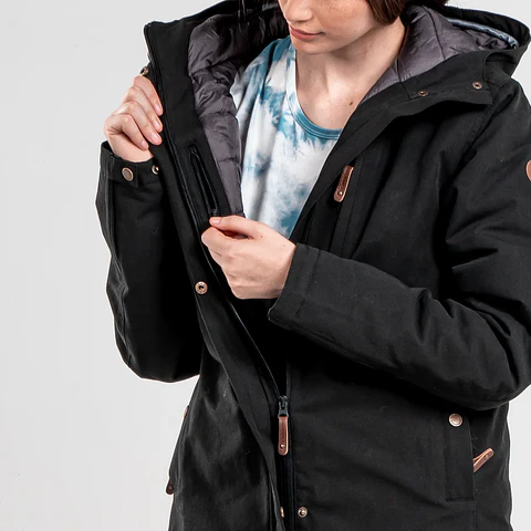 Parka Negra Mujer Kilimanjaro SAVANI