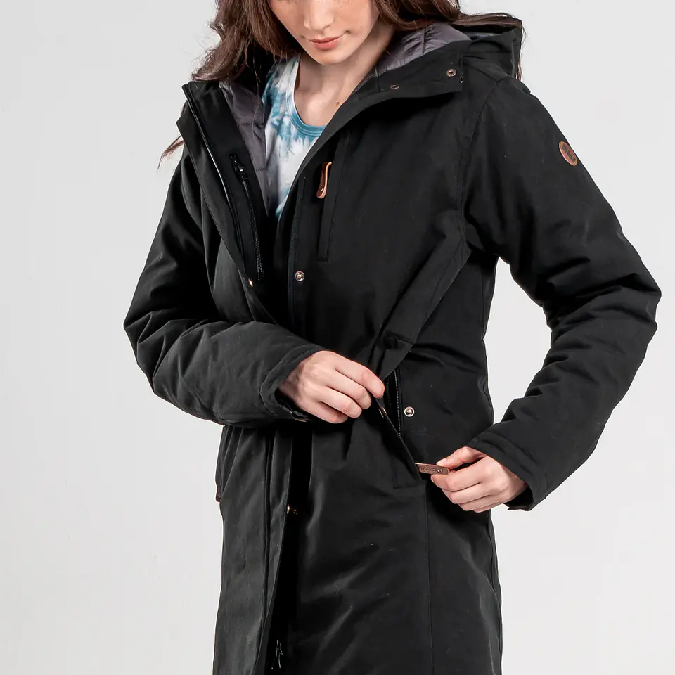 Parka Negra Mujer Kilimanjaro SAVANI 1