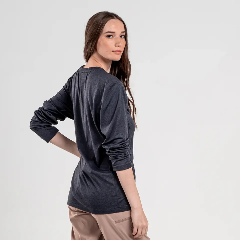 Polera Gris Mujer Kilimanjaro UTILITY 3