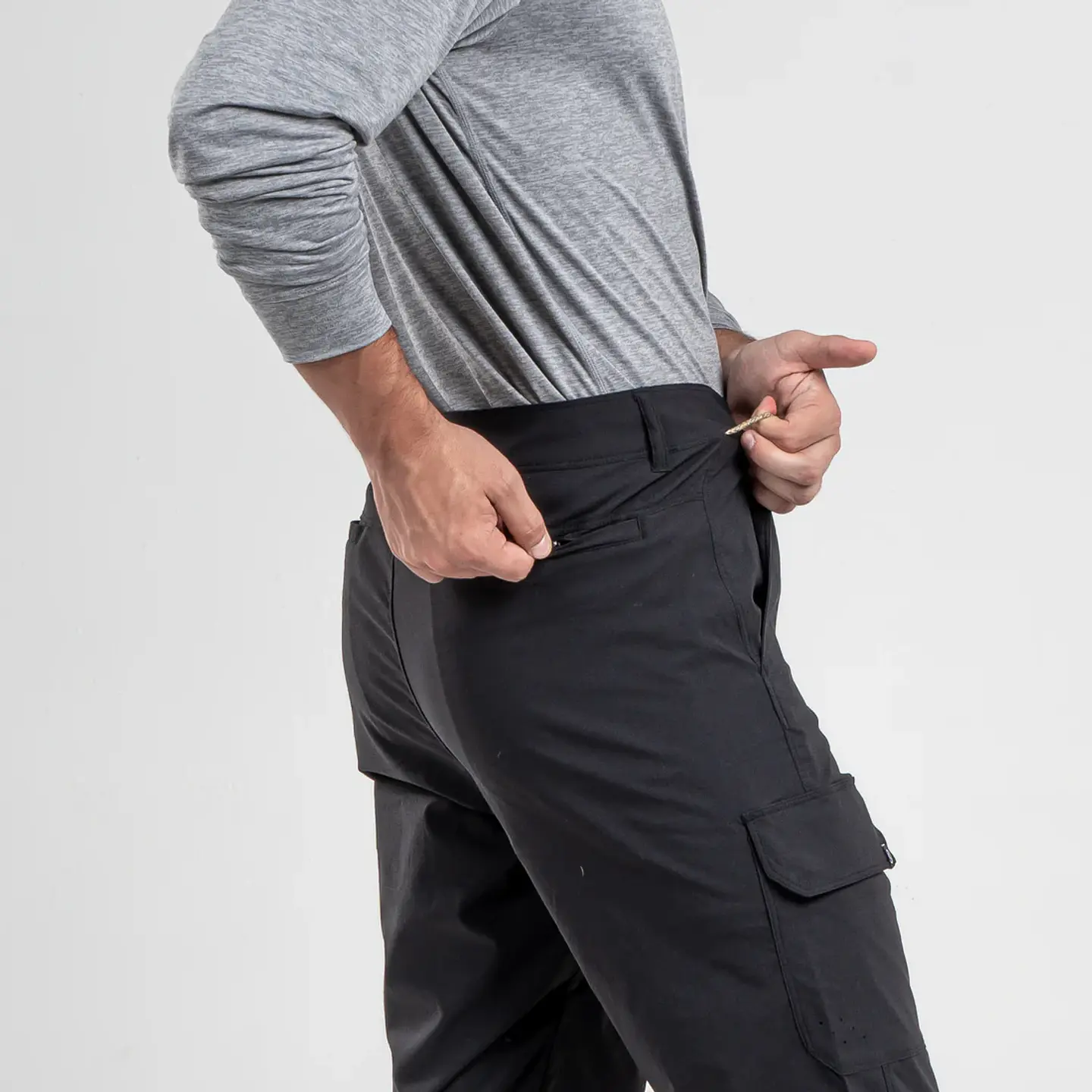 Pantalon Negro Hombre Kilimanjaro STORM 2