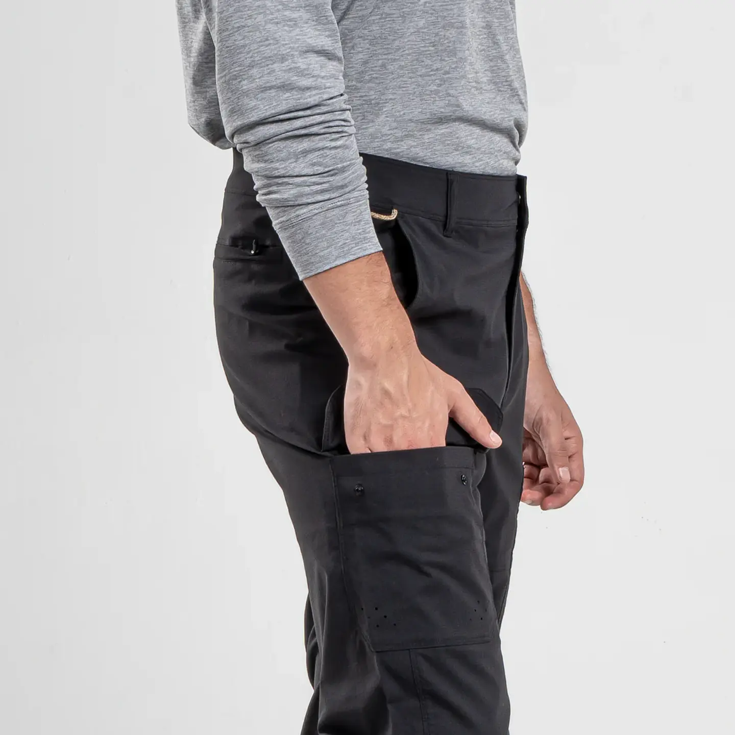 Pantalon Negro Hombre Kilimanjaro STORM 3
