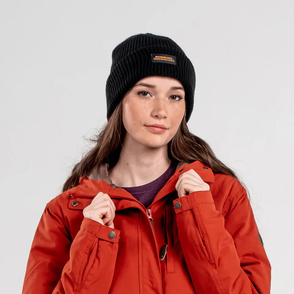 Gorro de Lana Negro Hombre Kilimanjaro LOWA 4