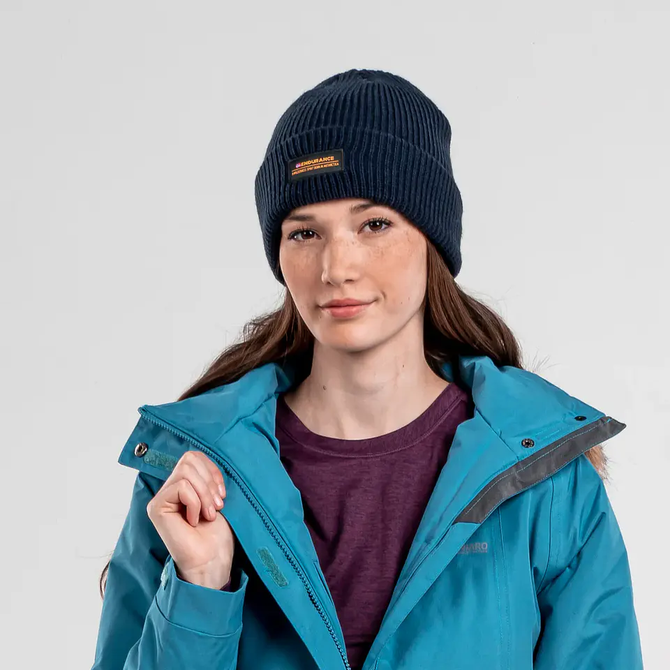 Gorro de Lana Azul Hombre Kilimanjaro LOWA 5